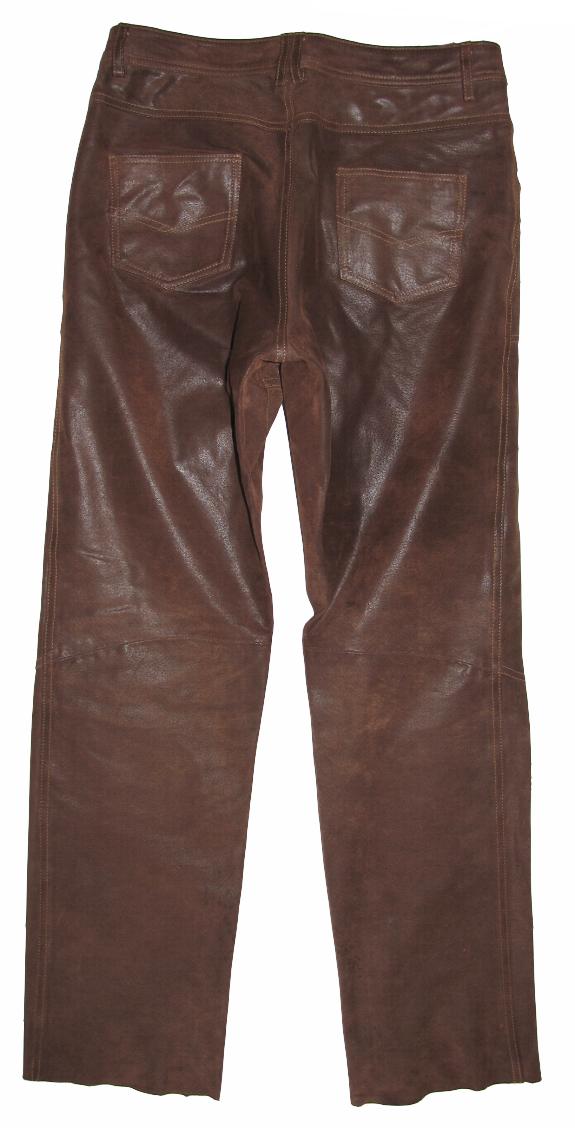 SPECKIGE Herren LEDERJEANS / Lederhose in braun ca. W32" / L32" eBay