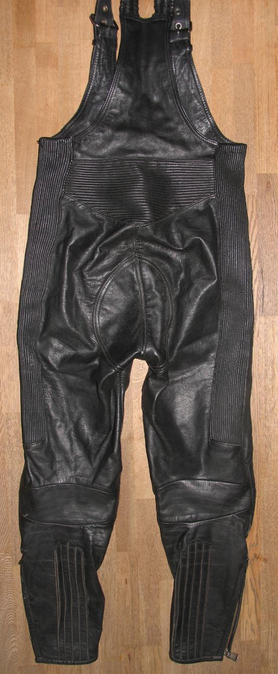 " HARRO " Damen Motorrad Lederhose / Latzhose in schwarz ca. Gr. 36
