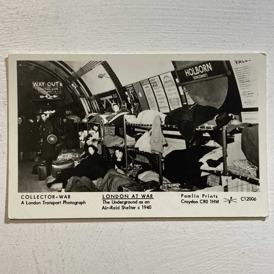 Postcard Underground As An AirRaid Shelter RetroSpectro