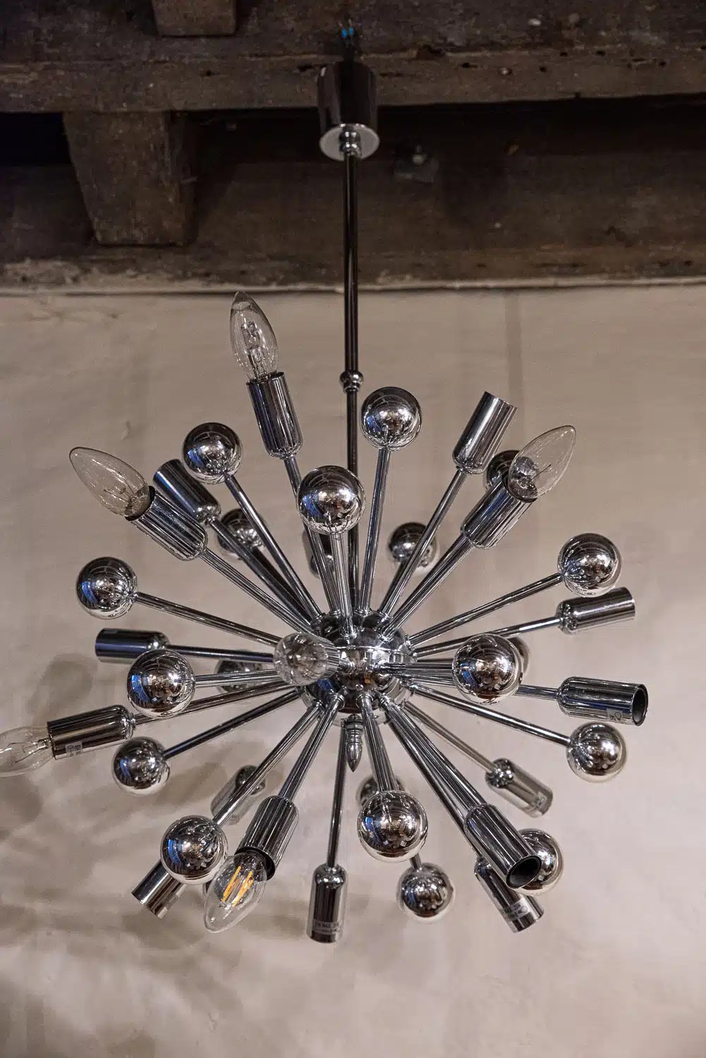 Chrome ‘Sputnik’ Chandelier 6699 Retrouvius