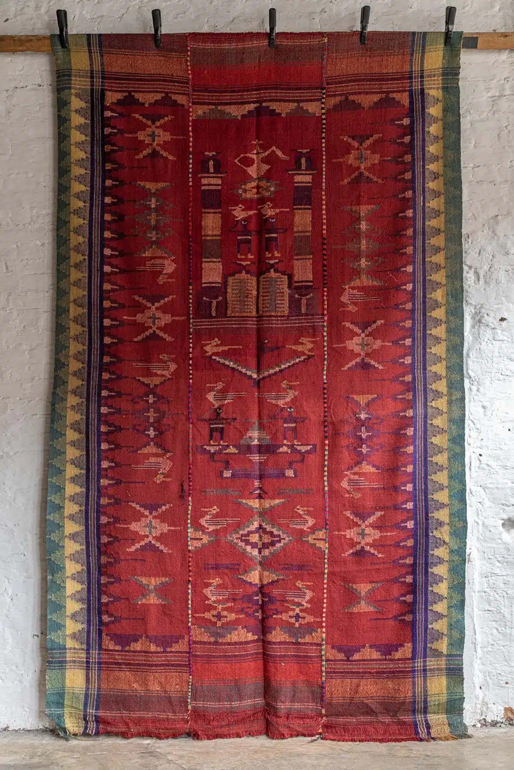 Large south American rug 8027 Retrouvius