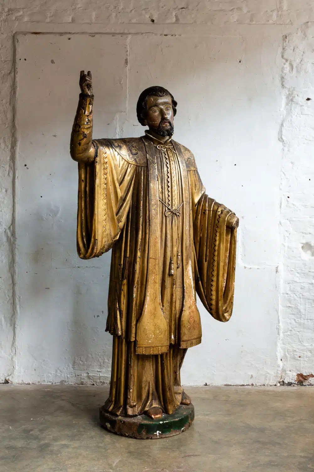 Early 18th Century Religious Statue 8283 Retrouvius