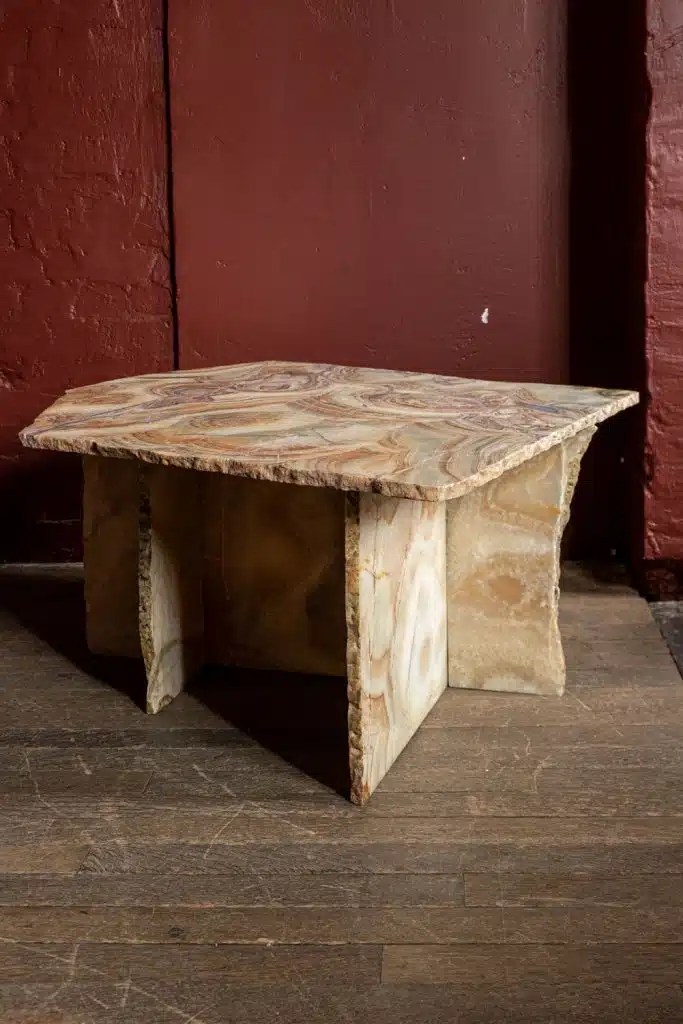 Free Form Onyx Side Table 8296 Retrouvius