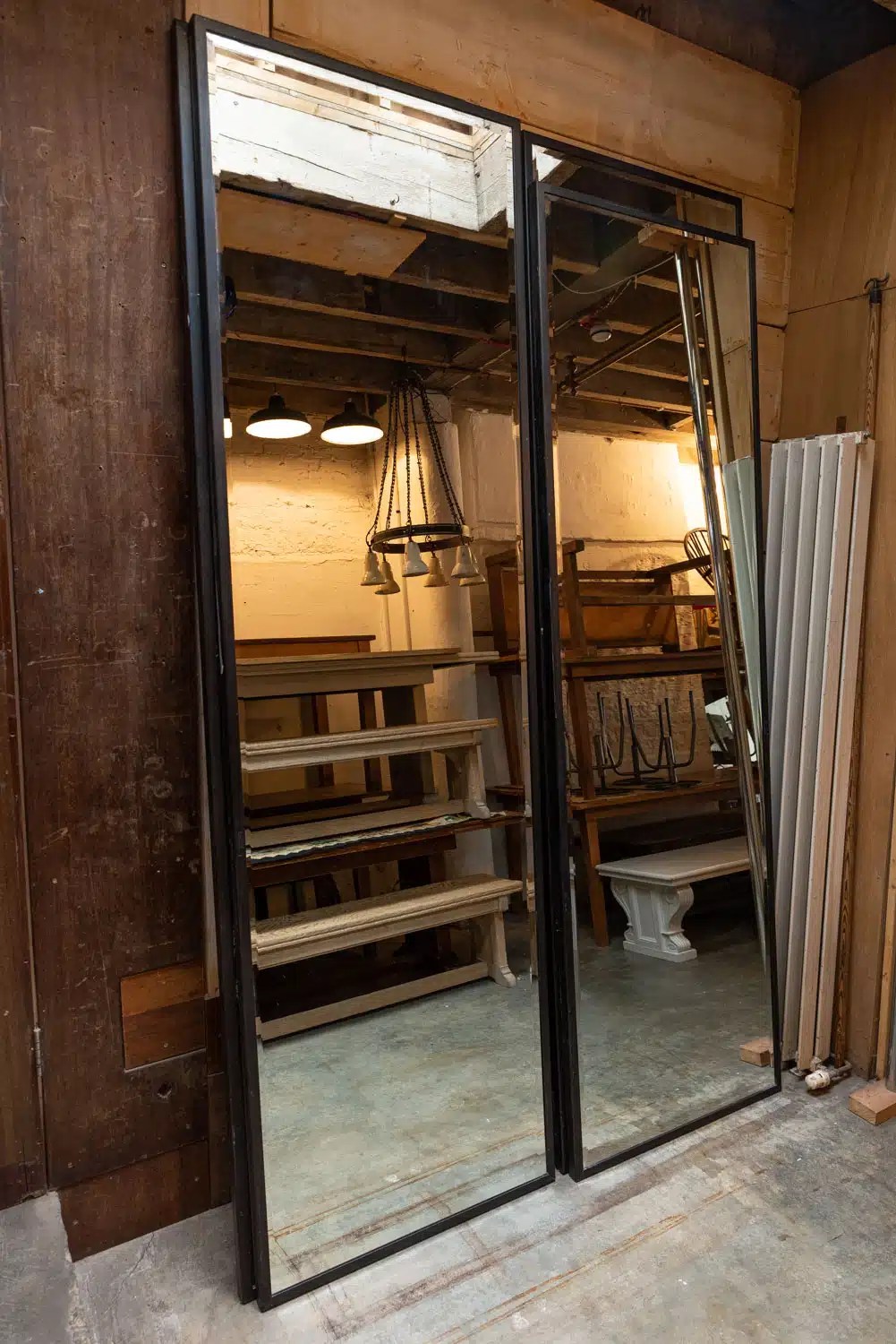 XL Metal Dressing Mirrors 8413 Retrouvius