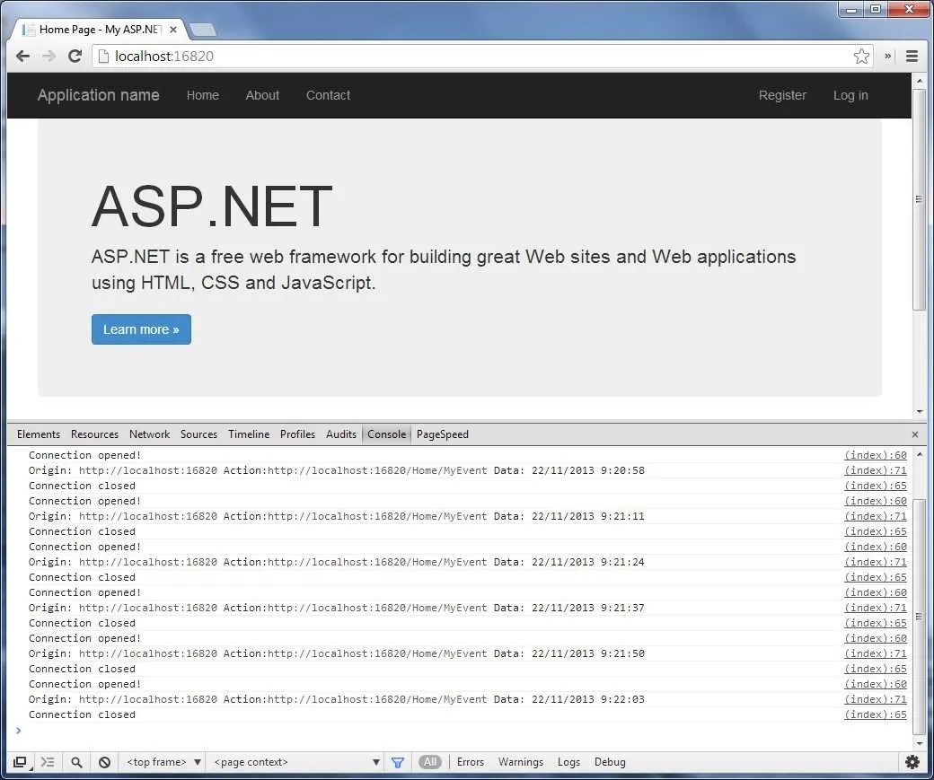 HTML 5 ServerSent Events Notificaciones Push return(GiS);