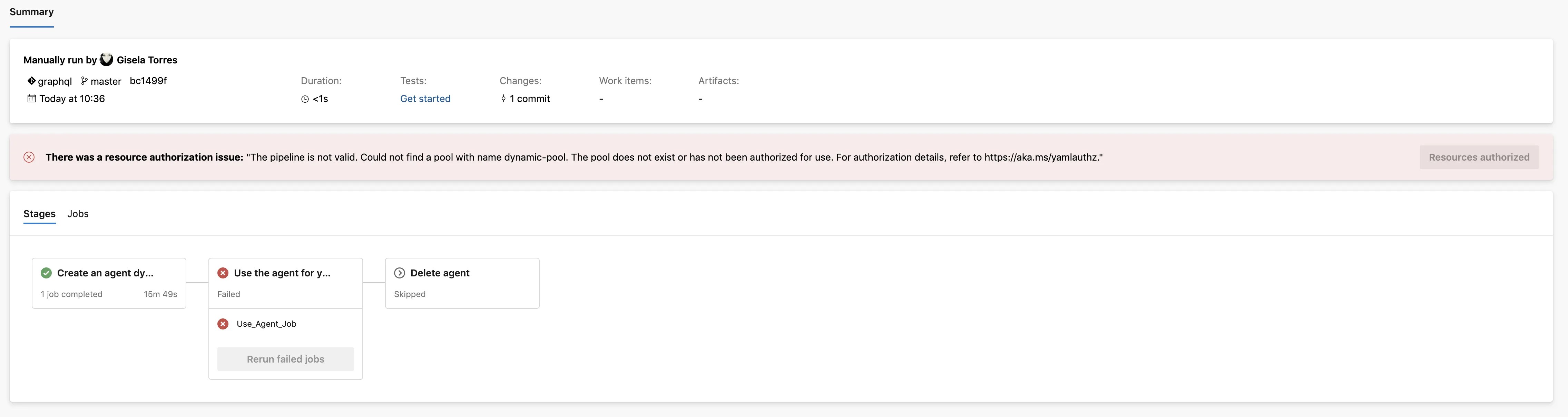 Crear agentes de Azure DevOps de manera dinámica con una pipeline multi