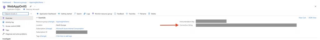 Monitorizar aplicaciones en IIS con el agente de Application Insights
