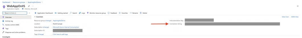 Monitorizar aplicaciones en IIS con el agente de Application Insights
