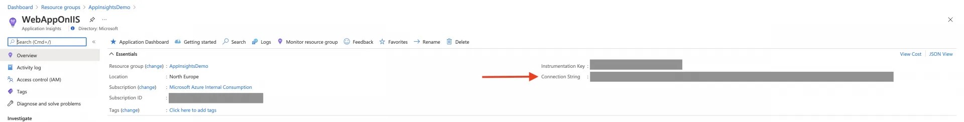 Monitorizar aplicaciones en IIS con el agente de Application Insights