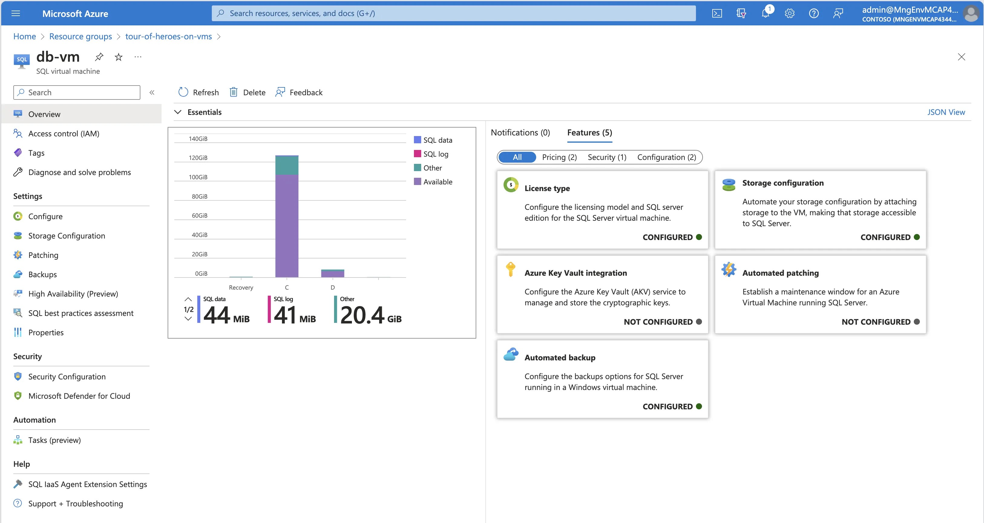 Crear un SQL Server en IaaS en Azure e instalar SQL Server IaaS Agent