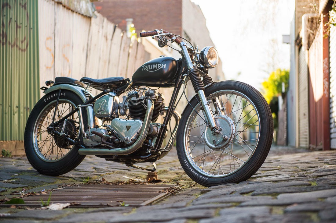 Under the influence preunit Triumph Tiger Return of the Cafe Racers