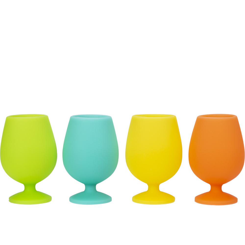 Porter Green Stemm Silicone Wine Glass Set