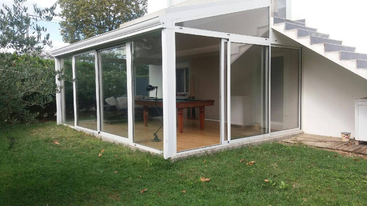 Véranda Aluminium Technal Veranda et abri jardin