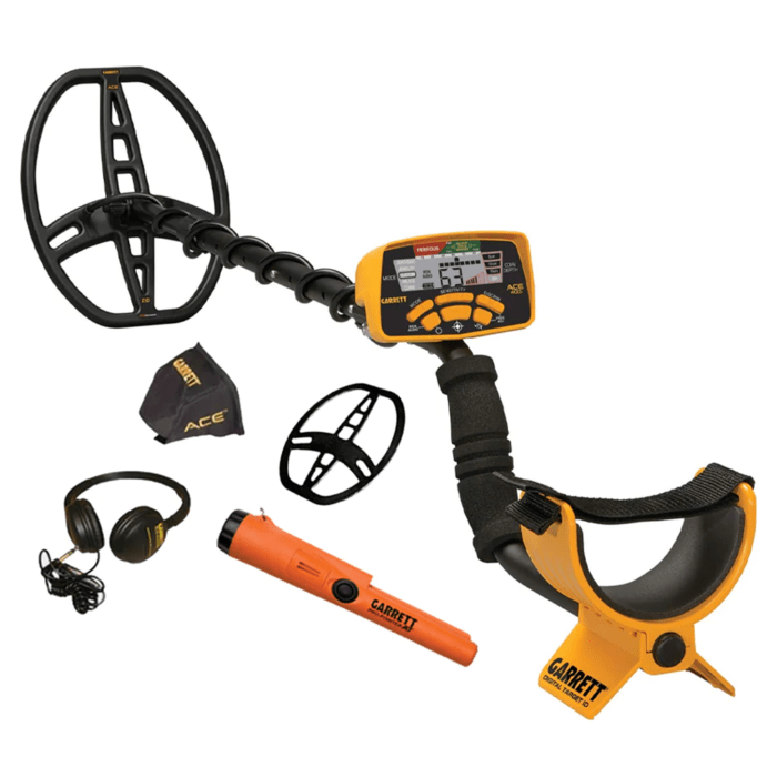 Garrett Ace 400i + AT Pointer metal detector bundle Rev Comps