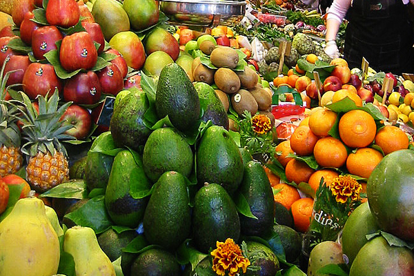 Marché de fruits et légumes à Grenade