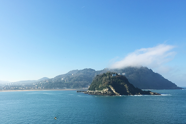 Vue panoramique dpeuis Mont Urgull San Sebastian