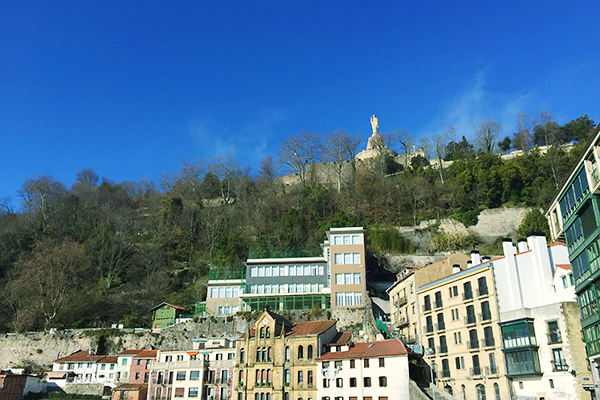 Vue panoramique dpeuis Mont Urgull San Sebastian