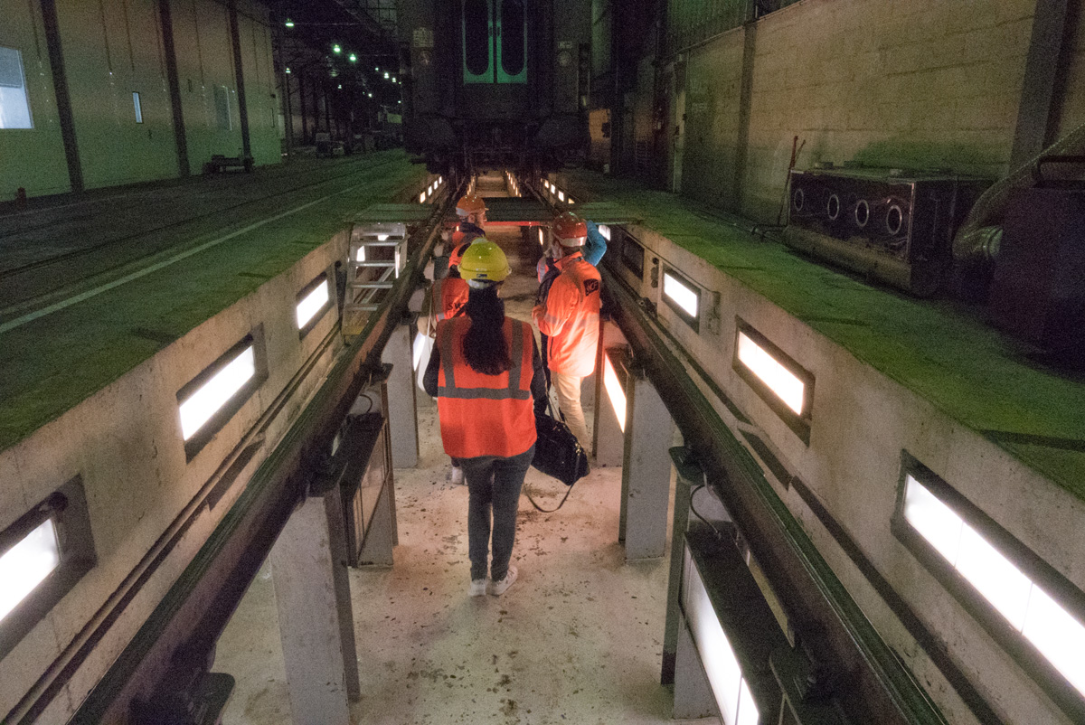 Visite technicentre Intercité SNCF Clichy-Levallois