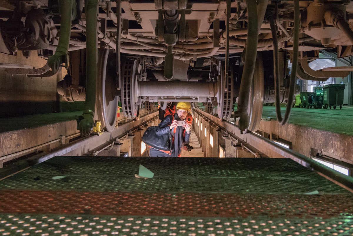 Visite technicentre Intercité SNCF Clichy-Levallois