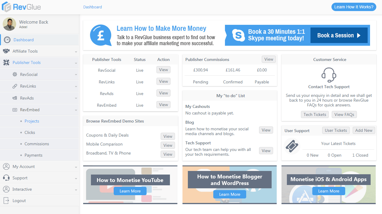 Create Free Broadband, TV & Phone comparison website with RevEmbed
