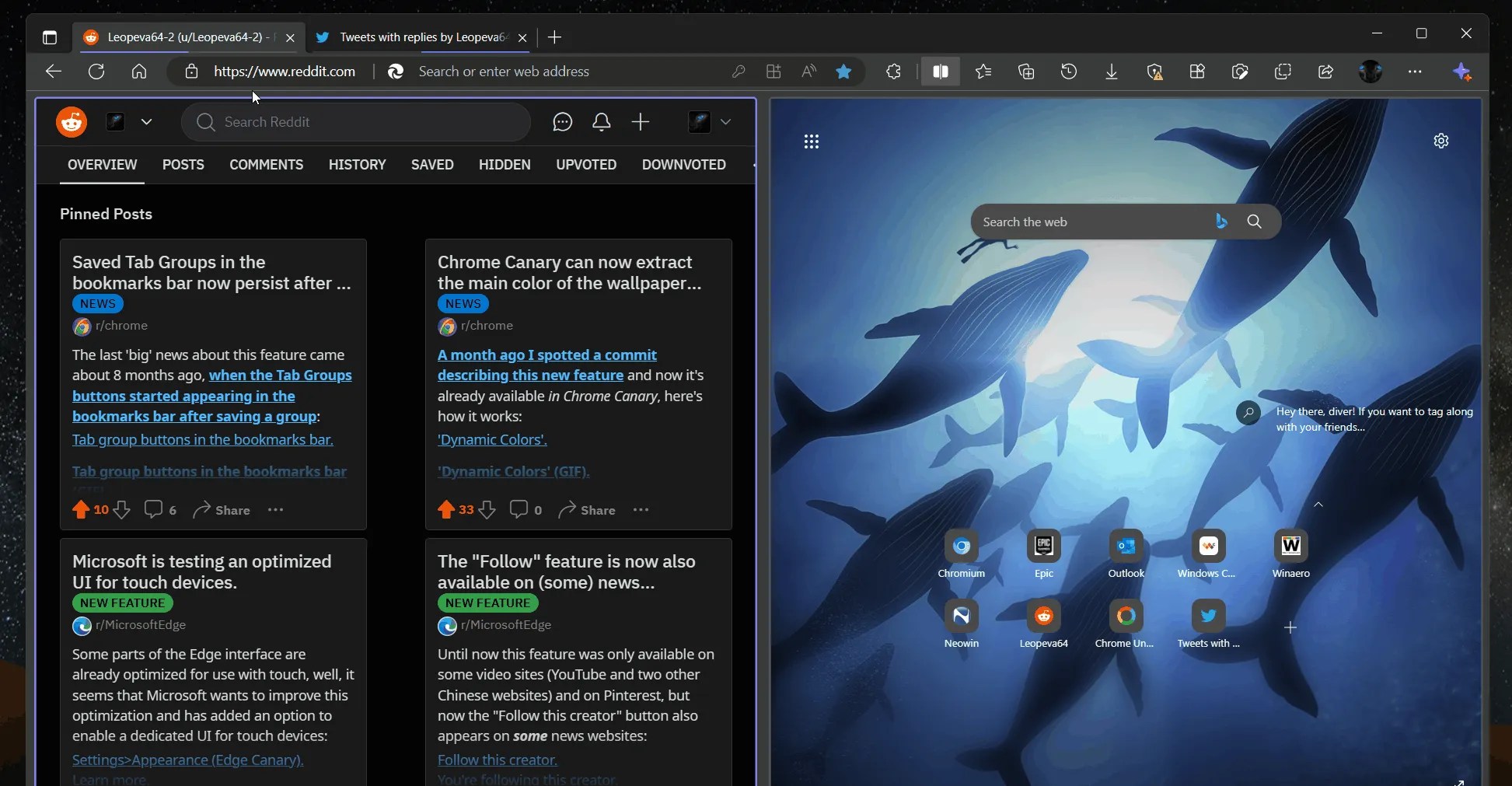 Microsoft Edge's New "Split Screen" Will Change the Way You Use Tabs