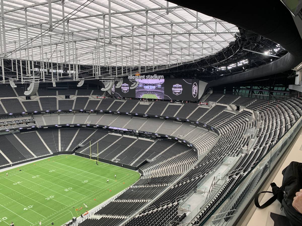 Las Vegas Raiders stadium photos, first look Allegiant Stadium Las