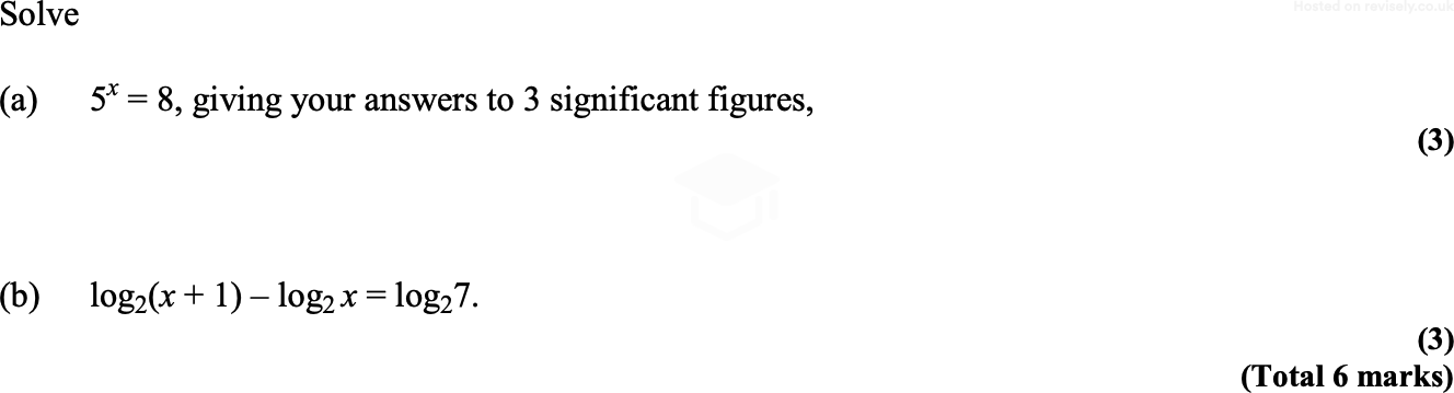 Exponential Equations Questions - Revisely