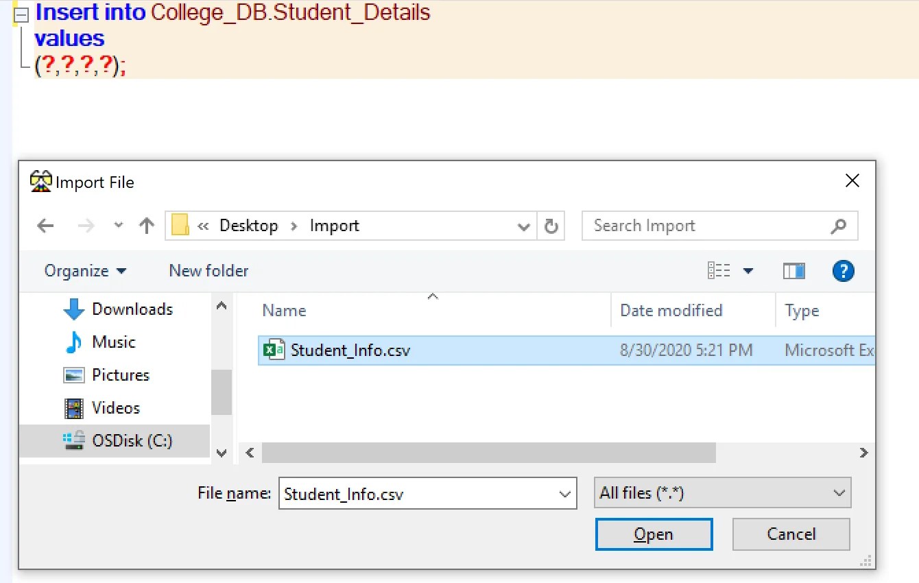 How to import excel data into Teradata table?