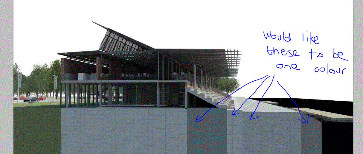 Rendered Sectional Perspective Cut