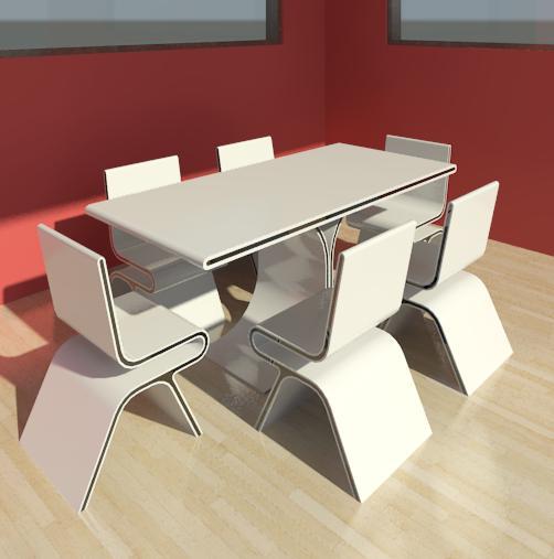 Object MODERN DINING SET