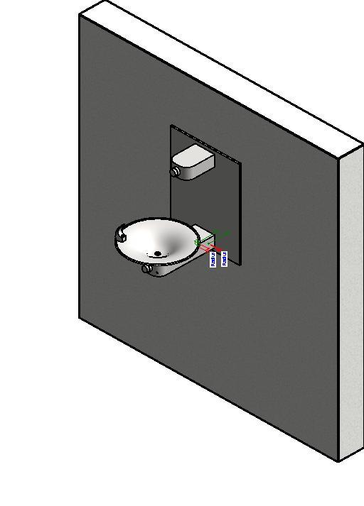 Object Combination Single Drinking Fountain and