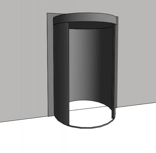 Object Rotating Darkroom Door