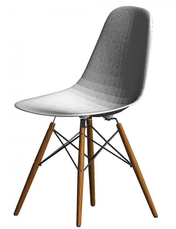 Object dinning chair designed by Charles Eames