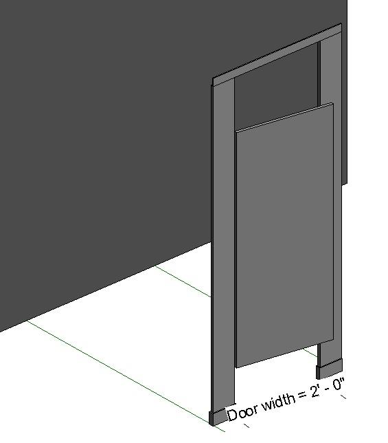 Object Parametric Toilet Stall (no walls)