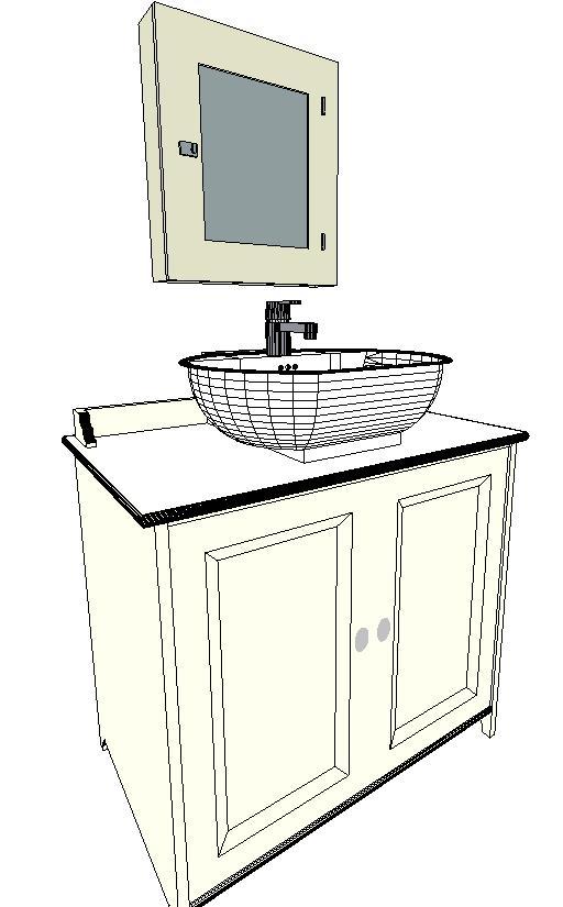 Object Sink with mirror