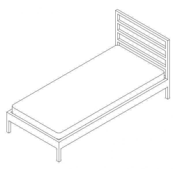 Object Ikea Tarva Bed