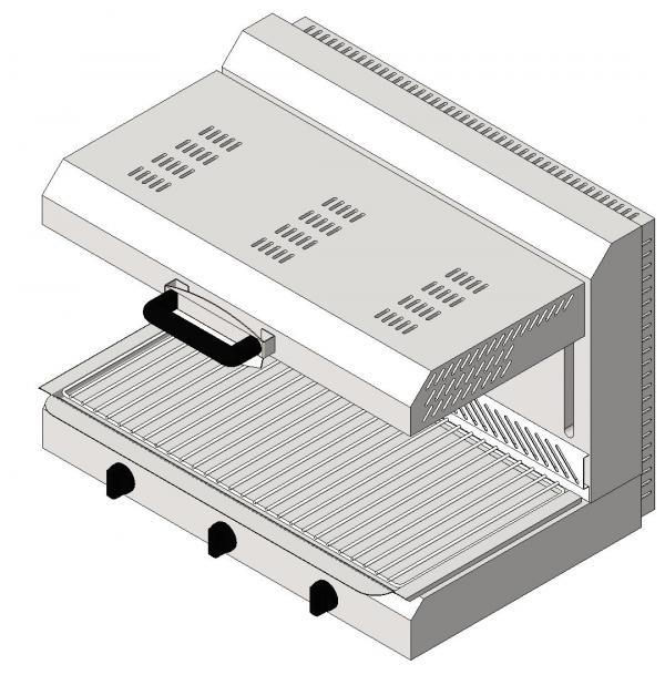 Object Grill, Raise and Lower (Salamander) (Grille)