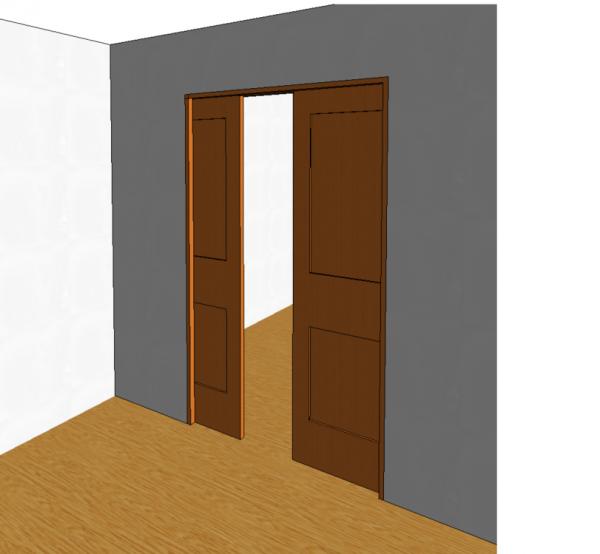 Object Double pocket door