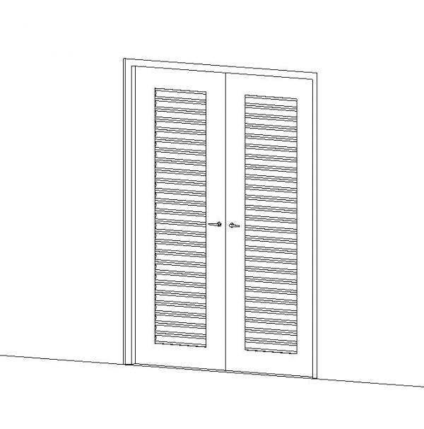 Object Louver_Door_Double