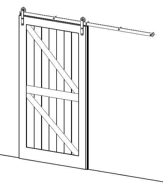 Barn Door Revit Family