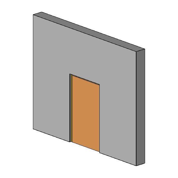 Object HM Frame Flush Door