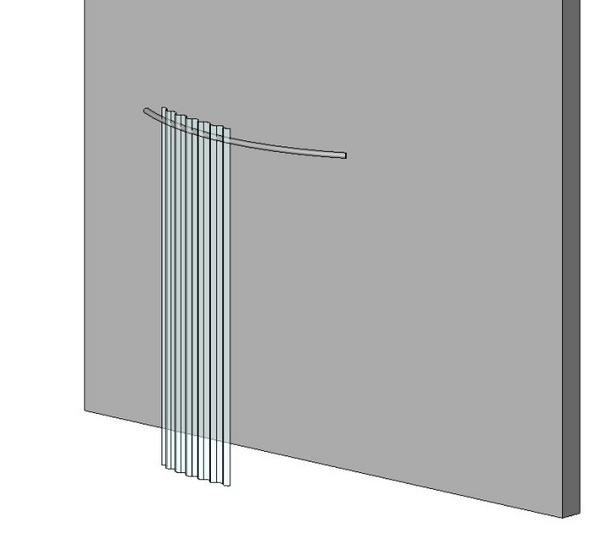 Object Curved Shower Rod With Curtain