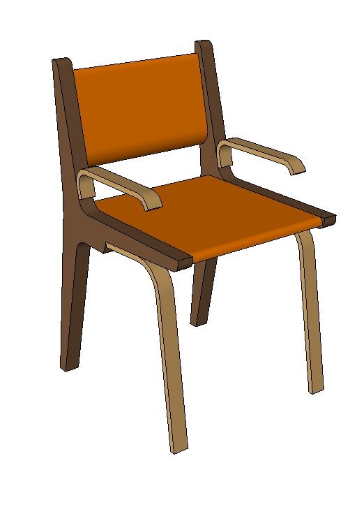 Object Chair Dining w Arms