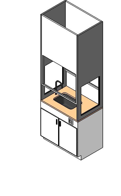 Object double faced fume hood