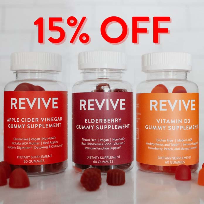 REVIVE Gummy Supplement 3pack REVIVE Essential Oils