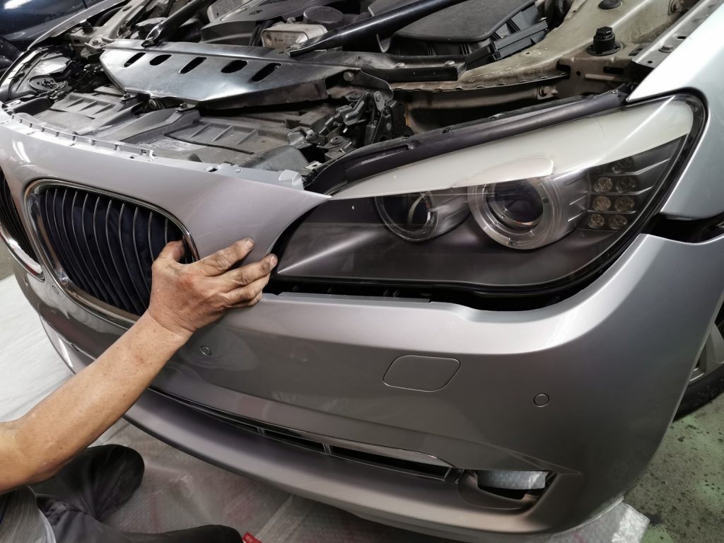 Day 6 Followup for BMW 7 series Full car spray painting