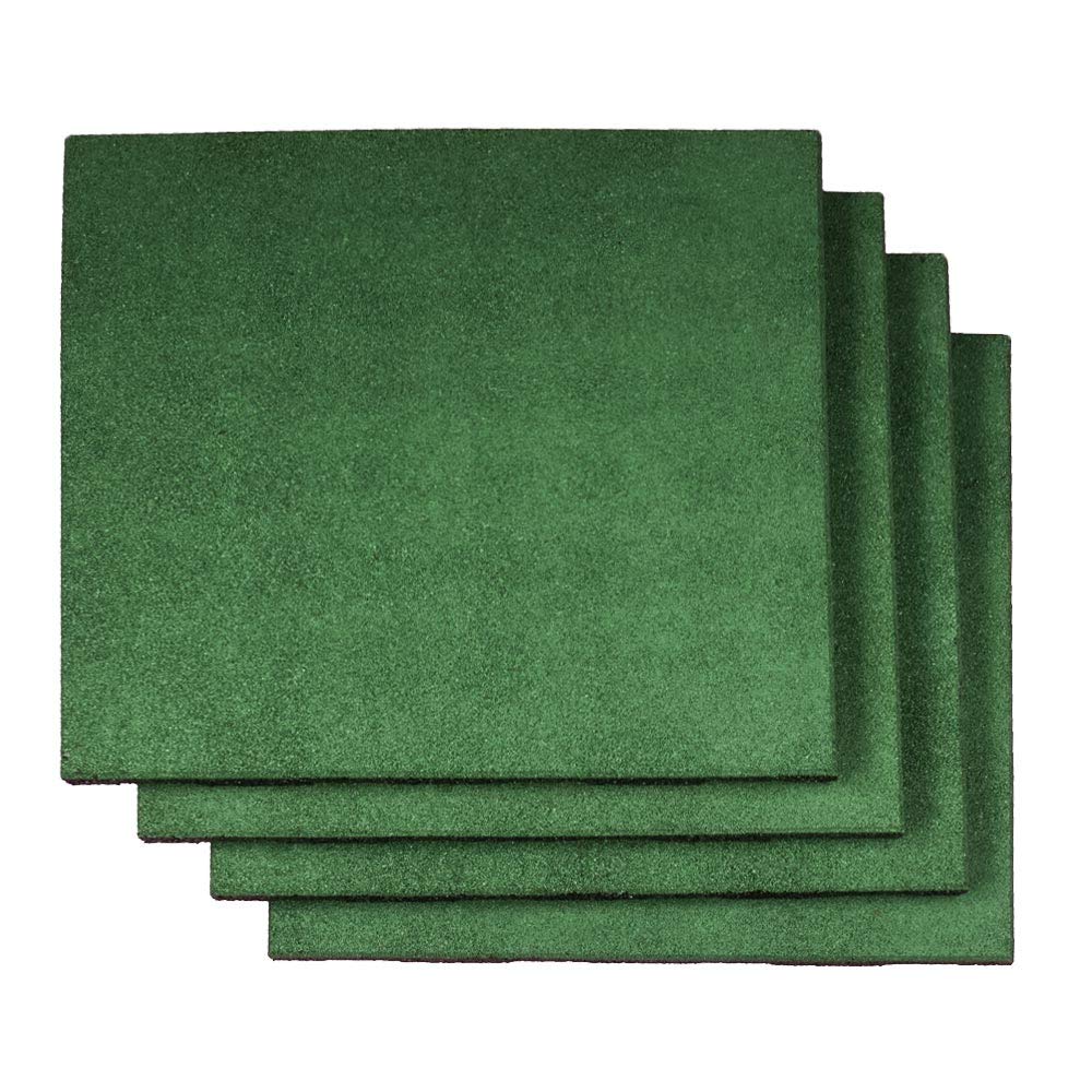 RevTime Easy DIY Interlocking Outdoor Rubber Tiles 20″ x 20″ x 1” (Pack