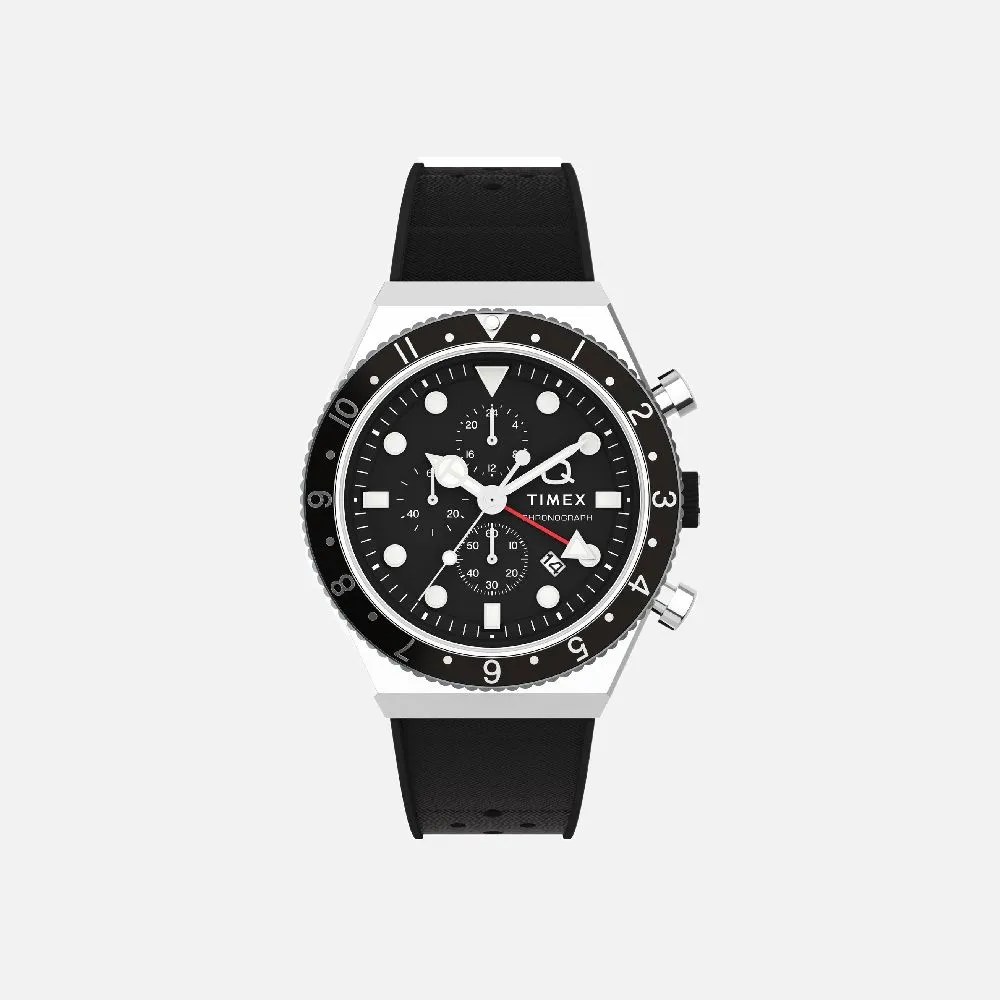 Timex TW2V70000VQ Black Chronograph 40mm Watch - REV WATCHES