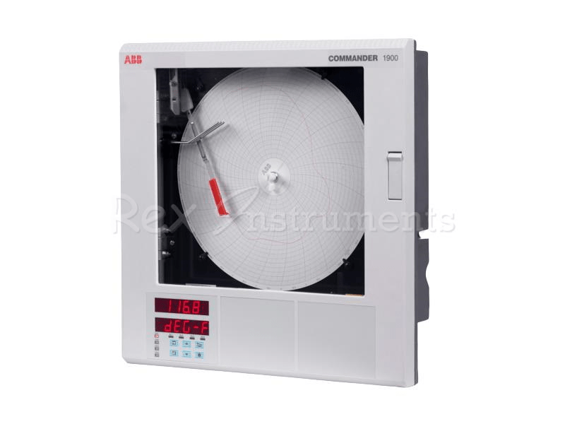 Rex Instruments Instrumentation ABB Single pen circular chart recorder