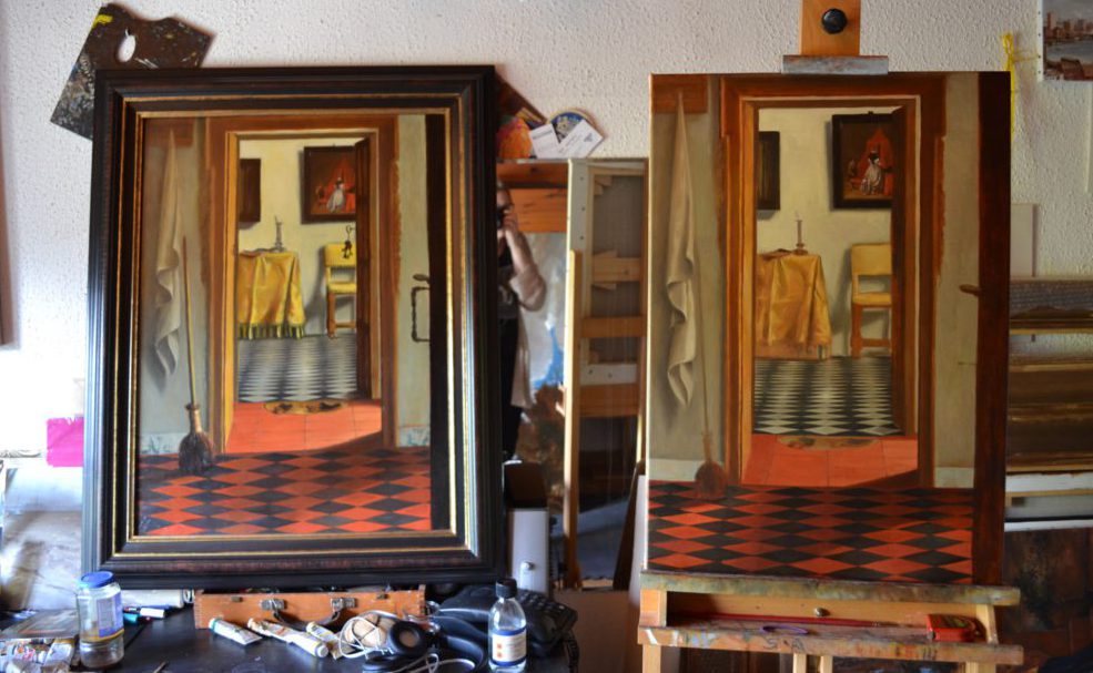 Les Pantoufles d’après Samuel van Hoogstraten Reymake